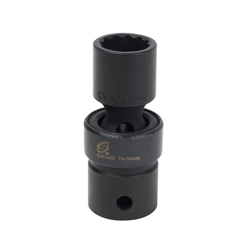 215ZUM Sunex Soc 15Mm 1/2D Imp Univ 12Pt Dp Blk
