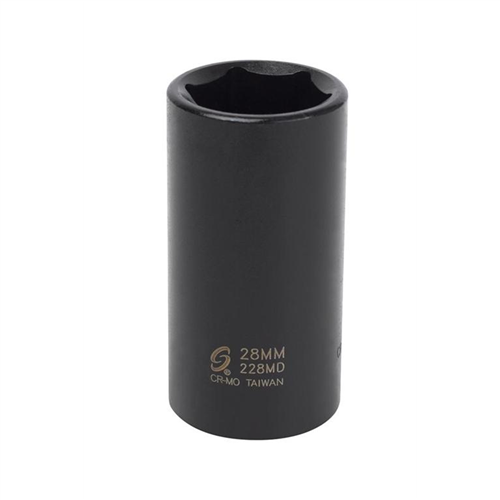 228MD Sunex 1/2 In. Drive 28 Mm Deep Impact Socke