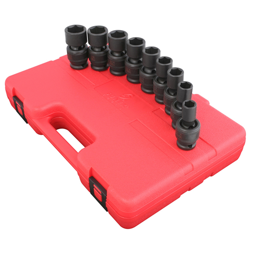 2657 Sunex Socket Set Impact 1/2In. Drive 9 Pc Univ Std Sae