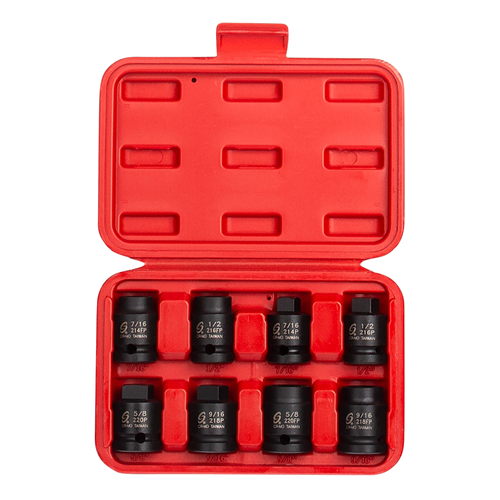 2841 Sunex 8Pc 1/2"Dr Pipe Plug Socket Set