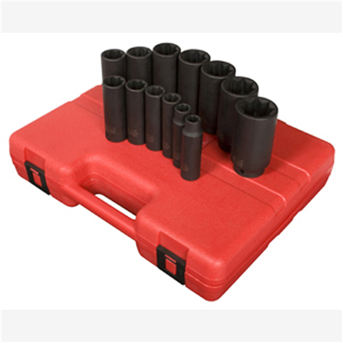 2858 Sunex 13-Piece 1/2 Drive Fractional Sae Fra