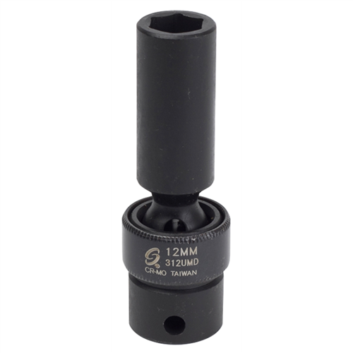 312UMD Sunex Soc 12Mm 3/8D Imp Univ 6Pt Dp