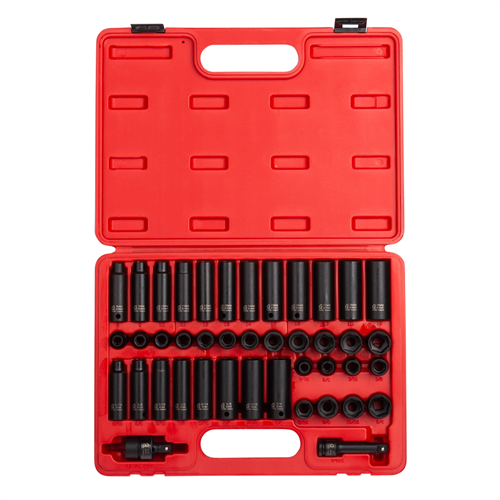 3342 Sunex 3/8" Drive 42 Piece Sae And Metric Master Impact S