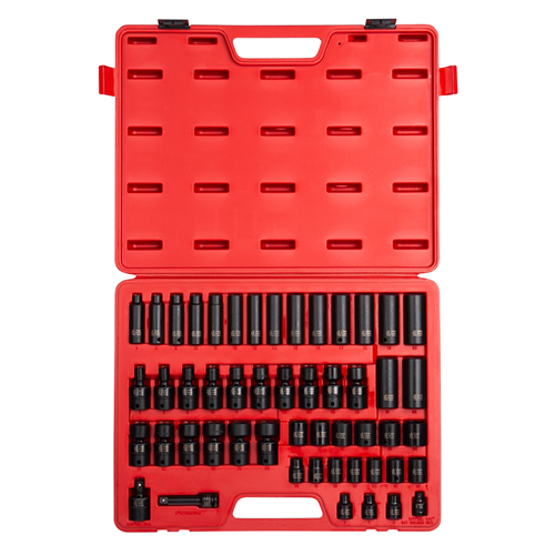 3351 Sunex 3/8" Drive 51 Piece Metric Impact Socket Set