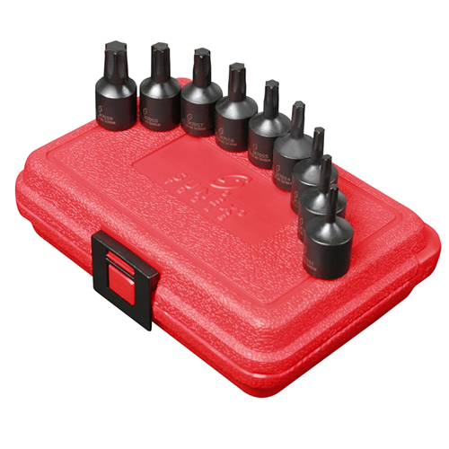 3670S Sunex Imp Skt Set 9Pc 3/8Dr Internal Star