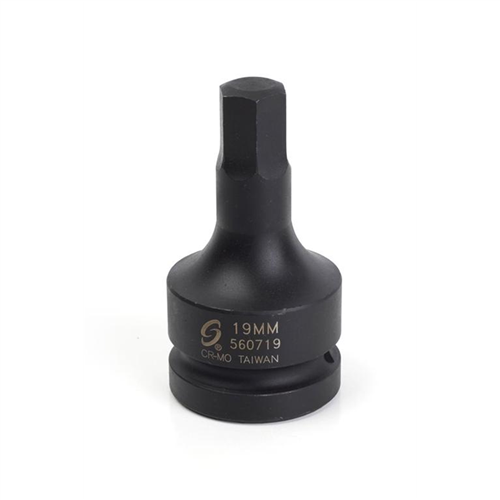560719 Sunex 1 In. Drive 19 Mm Hex Drive Impact So
