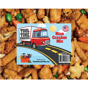 619793 187166 Smokehouse Rice Cracker Mix; Snack Items