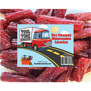 689107 964530 Smokehouse 8Oz Dry Chamoy Watermelon Licorice