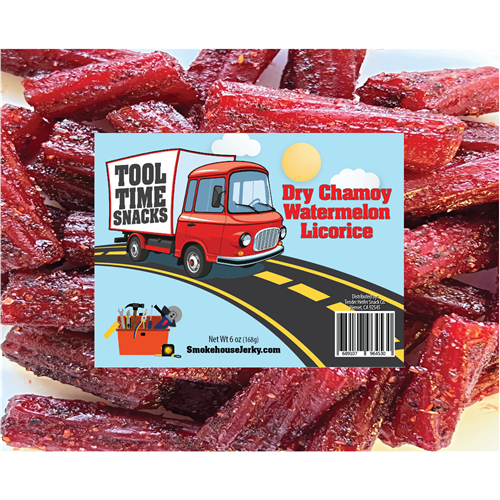 689107 964530 Smokehouse 8Oz Dry Chamoy Watermelon Licorice