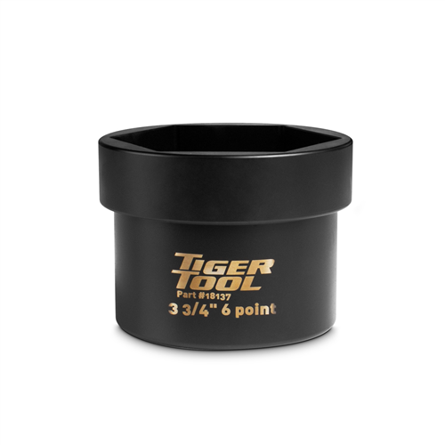 18137 Tiger Tool 3-3/4" 6 Point Axle Nut Socket