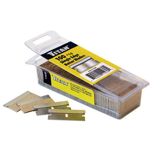 11038 Titan Single Edge #12 Razor Blades (100-Piec