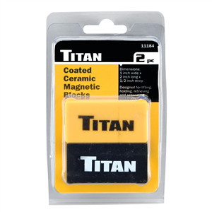 11184 Titan 2-Pc Coated Ceramic Mag Blocks