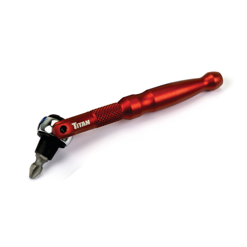 11321 Titan 1/4 In.  Drive Aluminum Swivel Head Micro Bit Driver