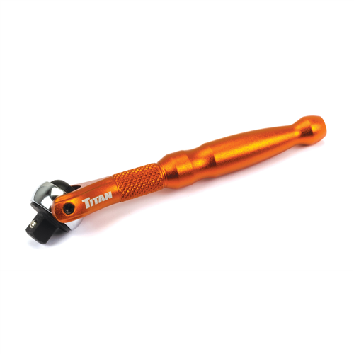 11322 Titan 1/4 In. Drive Aluminum Swivel Head Micro Ratchet