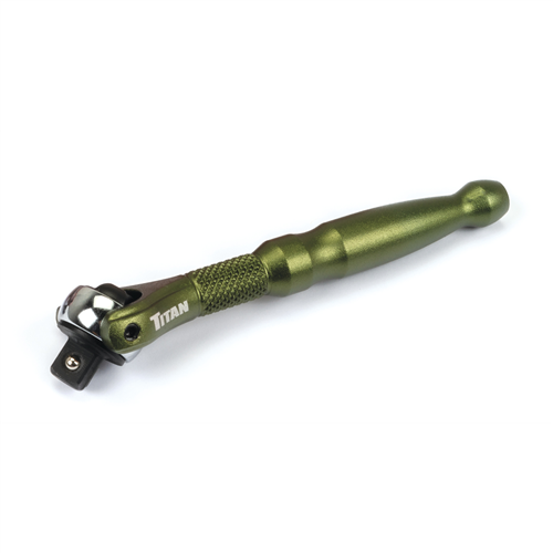 11324 Titan 1/4 In. Drive Aluminum Swivel Head Micro Ratchet