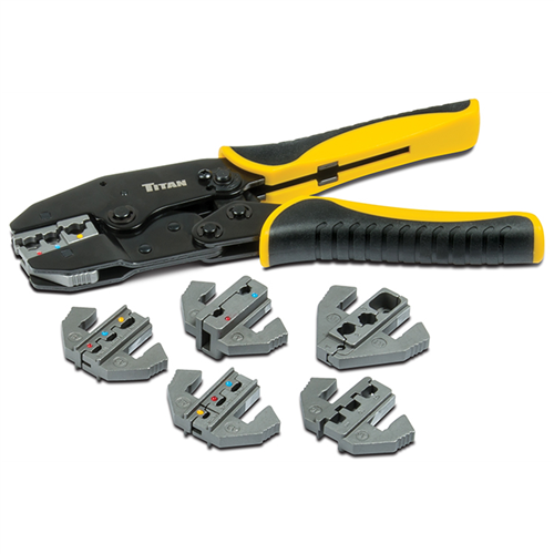 11950 Titan 7-Pc Ratcheting Terminal Crimping Se