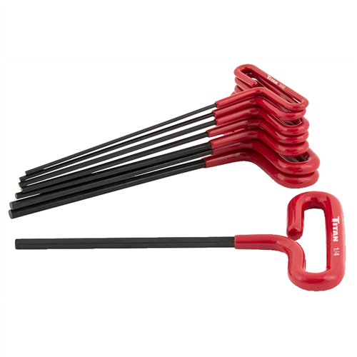 12768 Titan 8-Pc Sae T-Handle Hex Key Set