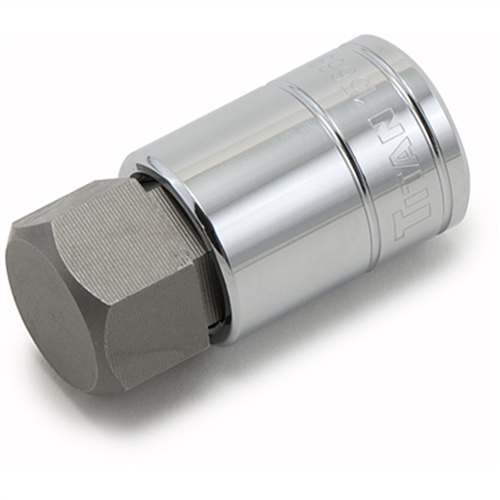 15664 Titan 1/2" Dr. 5/8" Hex Bit Socket