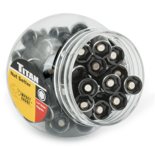 16187-50 Titan 50Pc 1/2" Magnetic Nut Setter Display