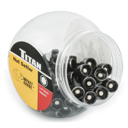 16188-50 Titan 50Pc 9/16" Magnetic Nut Setter Display
