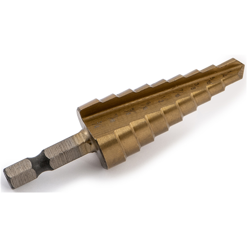 16504 Titan Titanium Step Drill Bit - 1/4" - 3/4