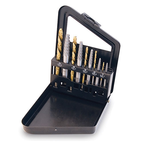 55178 Titan 10Pc. Screw Extractor/Left Hand Drill Bi
