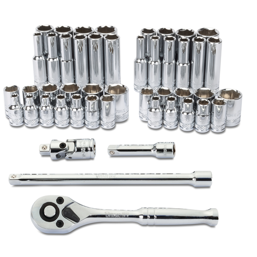 66947 Titan 47 Pc. 1/4 In. Drive Mechanic Sae/Mm Socket Set