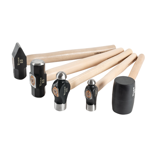 85070 Titan 5 Pc. Hickory Wood Handle Hammer Set