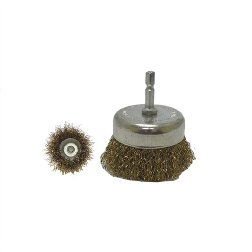 14033R Tire Mechanic'S Resource Wire Cup Brush 3", 1/4 In. Shaft, 10,000 Rpm