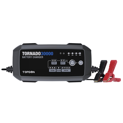 Tornado30000 - 30A Smart Charger and Power Supply 12V/24V