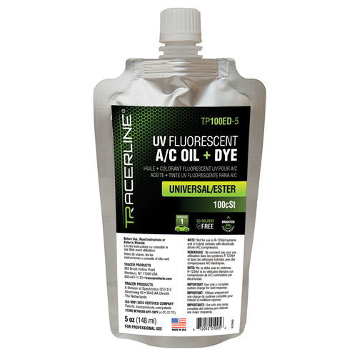 LUBE,DYED,A/C,POE,100CST,1X5OZ