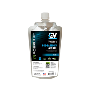 TP100EV-5 Tracer 5 Oz (148 Ml) Foil Pouch With Poe-Based A/C Oil For Electric Vehicles (Compatible With R-1234Yf And R-134A Systems)