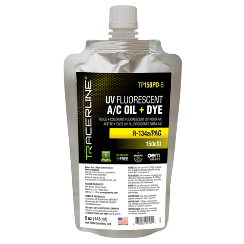 LUBE,DYED,A/C,PAG,150CST,1X5OZ