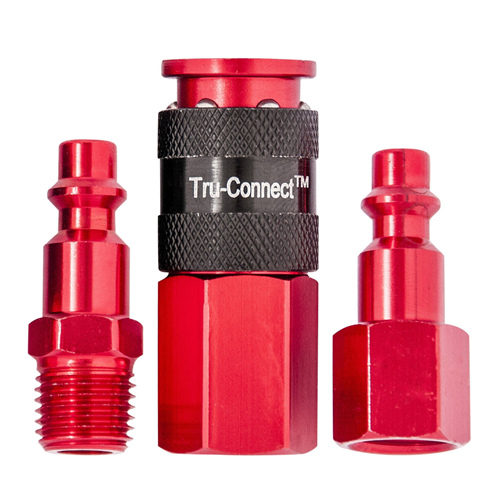13-207R Plews Edelmann 1/4"Red Coupler Kit
