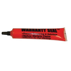 64892 Supercool Warranty Seal Red 1.8 Oz Poly Squeeze