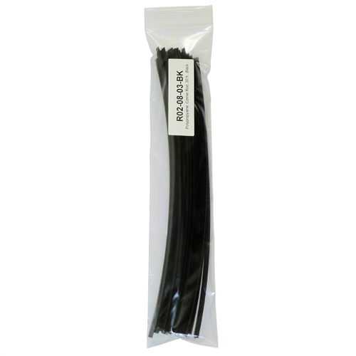 R02-08-03-BK Polyvance Polypropylene Corner Rod, 1/4" X 1/4", 30 Ft, Black