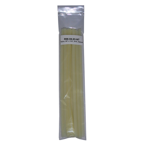 R06-04-03-NT Polyvance Nylon Ribbon, 3/8" X 1/16", 30 Ft., Natural