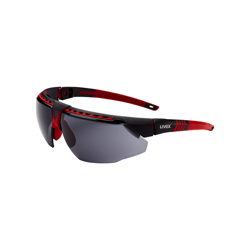 S2861HS Uvex Uvex Avatar Glasses Blk/Red, Gray Hsaf
