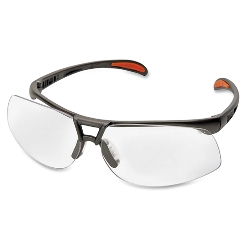 S4200-H5 Uvex Protege Safety Eyewear Black Frame Clear Lens