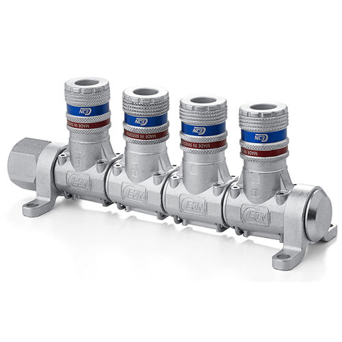 19-902-9204-NPT Vacula 4Pc Esafe 1/4 Eurostandard High Flow, 1/2" Npt