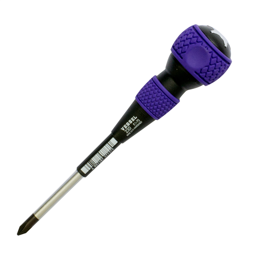 230P175 Vessel No.230 Ball Grip Tang-Thru Screwdriver Ph1X75