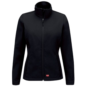JP67BK-RG-L Workwear Outfitters Women'S Deluxe Soft Shell Jacket -Black-Large