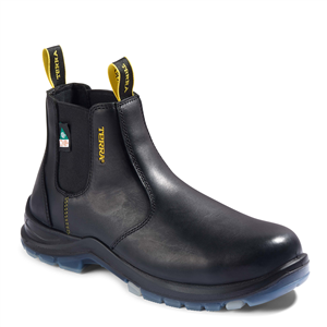 R4NSBK-35W Workwear Outfitters Terra Murphy Chelsea Soft Toe Eh Black Boot Size 3.5W