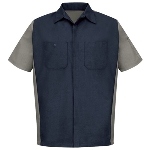 SY20CG-SS-XL Workwear Outfitters U Ss 65/35 "Crew" Shirt Ch/Grey