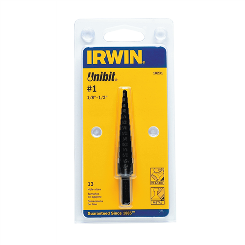 10231 Vise Grip Drill Bit #1 Step 13 Hole Sizes 1/32 Increments
