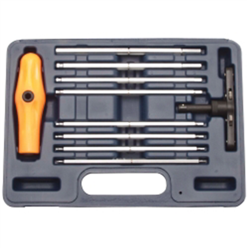 BHI100 Vim Tools 10 Piece Extra Long Sae Ball Hex Ratcheting T-Handle Set