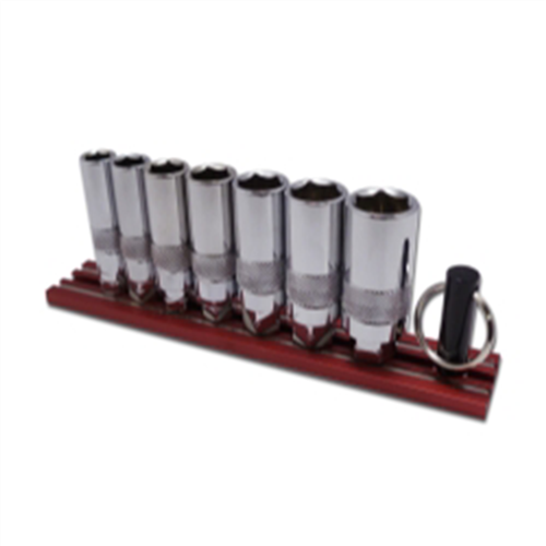 DD400D Vim Tools Vim Tools 7-Piece Dual Drive Fractional Sae Deep Chrome Sockets Set
