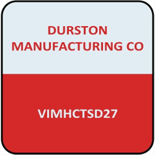HCTSD27 Vim Tools T27 Half Cut Security Driver Bit, Tamper Proof, 1/4" Square Driver, 3/4" Oal