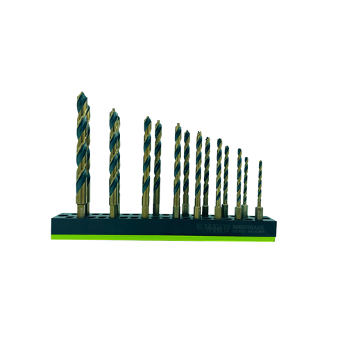 PDHSSC15 Vim Tools 15 Pc. Power Drive M35 Drill Bit Set W/ Magnetic Base