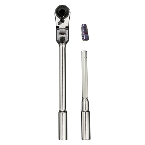RFB400K Vim Products 3 Pc. 1/4" Mini Flex Bit/Socket Ratchet And T-Handle
